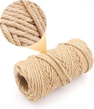 High Quality 4mm 6mm Braided 4 Strands Twine Jute Hemp Battle Ropes Wholesale Price - Shandong Binzhou Qiangsheng Sporting Goods Co., Ltd - China