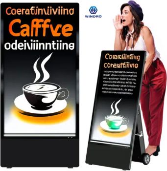 43 Inch Floor Standing Advertising Screen Wireless Player Display Portable Battery Powered Digital Signage & Displays Outdoor - Shenzhen Windro Technology Co., Ltd. - China