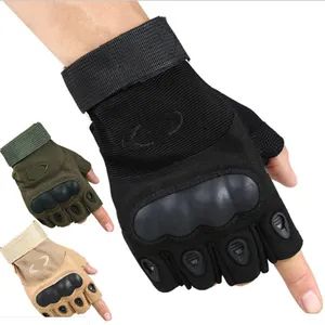 Custom Label Bike Fingerless Hand Outdoor Gym Other Sports Leather Cycling Gloves - Ningbo Mingni Import And Export Co., Ltd. - China