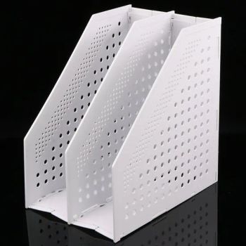 Retractable File Holder Foldable File Storage Organizer Rack Bookshelf Magazine Book Organizer - Sunshing Plastic Co., Limited - China