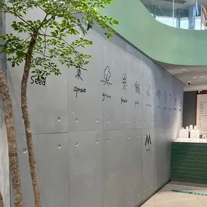 High Strength Cement Wall Panels No Asbestos Outdoor Waterproof Fiber Cement Boards - FOSHAN SANLE BUILDING MATERIALS INDUSTRY CO.,LTD - China