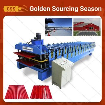 Xn Double Layer Galvanized Corregated Steel Wholesale Ibr Metal Iron Roof Tiles Roofing Sheets Used Making Machines / Roll Forming Machines Price - HEBEI XINNUO ROLL FORMING MACHINE CO., LTD. - China