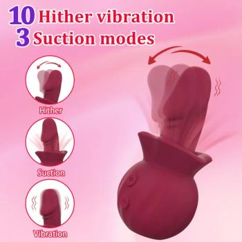 Magnet Rechargeable Lithium Battery Vibrator 3-Speed Suction+10 Frequency Buckle+Vibration (2 motors) +Liquid Silicone Vibrator Waterproof Adult Products - Dongguan Youchuang Technology Co., Ltd. - China