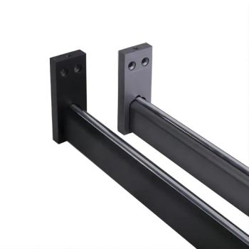 Aluminum Tube LED Wardrobe Closet Rods Wardrobe Accessories Luxury Rectangular Clothes Hanging Tube - Lanxi Kingway International Trade Co., Ltd. - China