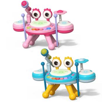 Multifunctional Musical Instrument Toy Electronic Jazz Drum Toy with Microphone - Shantou Tombo Toys Co., Ltd. - China