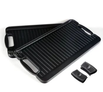 BBQ Cookware Outdoor Cookware Reversible Griddle Cast Iron Griddle - Hebei Shangqiao Imp. & Exp. Co., Ltd. - China