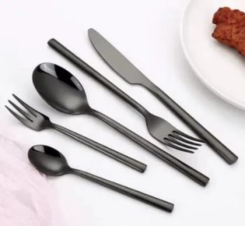 Wholesale Stainless Steel 304 Durable Spoon Forks Tea Spoon Silverware Flatware Cutlery Set Stainless Gold Flatware Sets - Ningbo Chanceca Import & Export Co., Ltd. - China