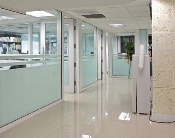 Office Dividers Material Steel Size customizable Color customizable Panel Thickness 1.5 mm Strength High Strength Door Provision With - Galaxy Interior & Exteriors - India