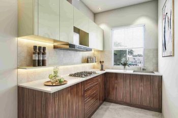 Wooden L Shaped Modular Kitchen Size As per required Accessories Drawer Basket Countertop Material Solid - Arth Home Decor - India