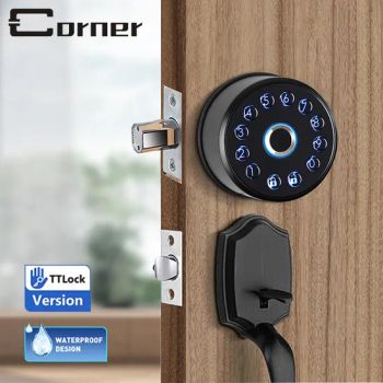 Aluminum Alloy Keypad Cylinder Code Access Control Wireless Bluetooth Smart Door Lock - Corner Hardware Company Limited - China