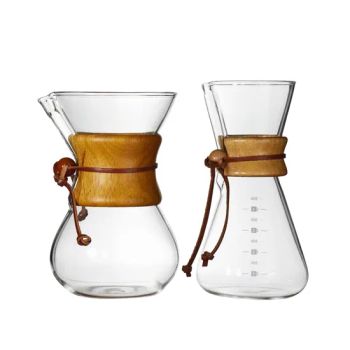 Ecocoffee Pour Over Coffee Dripper Maker 600ml Barista Glass Coffee Maker - Hefei Ecocoffee Co., Ltd. - China