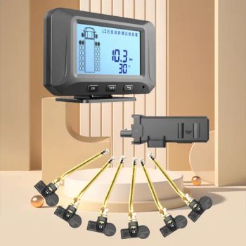 Truck Safety Accessories Smart Solar Charging Alarm Modes Tire Pressure Monitoring System TPMS with 6-18 Wheels Internal Sensors - Shenzhen KangTong Technology Co., Ltd. - China