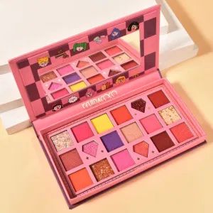 Wholesale 18 Color Eye Shadow Polytra Plate Stup Flash Matte Private Label Cosmetics Cosmetics - Guangzhou King Style Trading Co., Ltd. - China