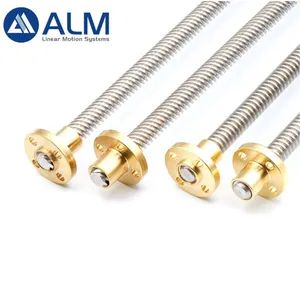 Wholesale Tr5X2 Diameter 5mm Lead 2mm Rod Tr5X2 Mini Trapezoidal Lead Screw - ALM Intelligent Technology (Suzhou) Co., Limited - China
