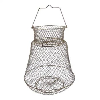 Easy Use Live Fish Robust Metal Rustproof Basket Collapsible Fishing Nets - GOOD SELLER CO., LTD - China
