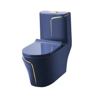 Luxury One Piece Siphonic Wash Down Colorful Toilet for Bathroom P Trap S Trap - Chaozhou Chaoan Bath Friend Sanitary Ware Co., Ltd. - China