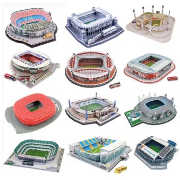 Kids Construction Famous National Building Architecture Model Kit Game Educational Toys 3D Puzzles DIY Games 3D Stadium Jigsaw Puzzle - Shantou Tombo Toys Co., Ltd. - China