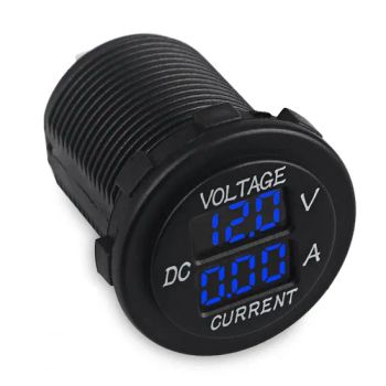 Multimeter AMP Voltage Meter 2-in-1 Current Voltage Meters Motorcycle Truck ATV UTV Car Camper LED Round Panel - Jiangxi Westar Lighting Technology Co., Ltd - China