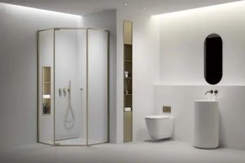 Tempered Glass Simple Shower Room Diamond Shower Room Brand Hx Trademark HX Origin China Model NO. HX289 Open Style Hinge - Pinghu Rongshuo Home Manufacturing Co., Ltd. - China