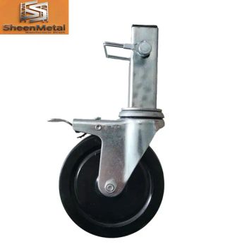 High Quality Anti-Corrosion Construction Swivel Caster Wheels Brake Caster Wheels - CANGZHOU SHEEN METAL PRODUCTS CO.,LTD. - China