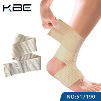 Knitted Elasticated Ankle Wrap Support Promotional Elastic Ankle Brace Ankle Support Wraps - Ningbo Kangbeien Heatlh Tech. Co., Ltd. - China
