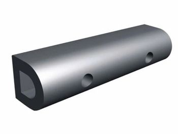 Rubber Dock Bumper Color Black Shape D Shape Pattern Plain Material Rubber Finish Polished Is It Reusable Reusable Country of Origin Made in - Gs Rubber Enterprises - India