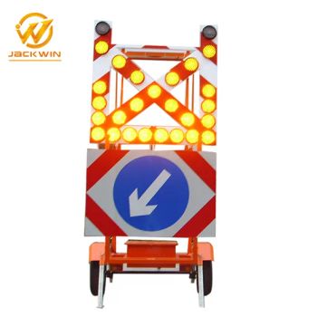 LED Signs Road Construction Car Triangle Warning Sign Arrow Signal Mobile Trailer - Wuhan Jackwin Industrial Co., Ltd. - China