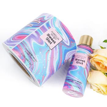 Customized Adhesive Thermal Custom Bottle Logo Waterproof Hologram Packaging Label Wine Sticker Printing Label Printing Custom Sticker - HENG LI Label Printing Co., Ltd. - China