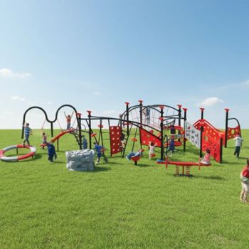 Children's Rope Net Climbing and Fitness Playground Rock Climbing Wall - Huadong Entertainment Equipment Co., Ltd. - China