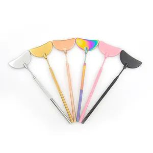 Pretty Eyelash Extensions Accessories Lash Mirror Stainless Steel Makeup Mirror for Lash Extension Supplies - NINGBO AOVEA IMPORT & EXPORT CO., LTD. - China