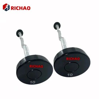 Free Weights Fitness Gym Equipment CPU 10kg 40kg 50 Kg Fixed Curl Straight Barbell Set - Dingzhou Ruichuang Metal Products Co., Ltd. - China
