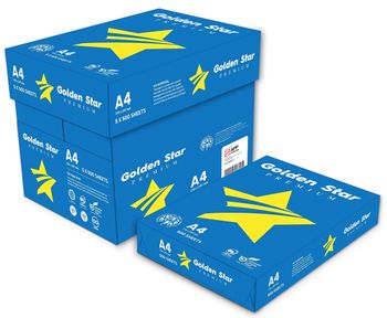 Premium Golden Star Copier Paper 80gsm High Brightness Smooth Printing Paper Ideal For Office School And Professional Use Buy Now Fast Delivery Available Premium Quality Guaranteed - wood traders - Poland