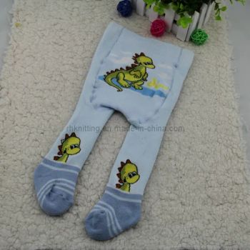 Baby Tights with Cute Computer Design and Full Terry Inside Bt-13 - Zhuji Ruhai Knitting Co., Ltd. - China