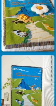 Home Pet Style Tapestry, All-Cotton Office Nap Blanket, Woven Jacquard Blanket, Multi-Purpose Blanket - Fuzhou Haomin Imp. & Exp. Co., Ltd. - China