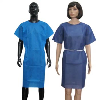 SMS Patient Gowns ⪞ Heap Non Woven Maternity Gowns for Hospital - Xiantao Topmed Nonwoven Protective Products Co., Ltd. - China