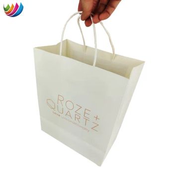 Hot Sales Custom Printed Logo Packaging Bag Shopping Paper Bag with Handles for Clothes/Apparel/Gift - Shantou Weiyi Packaging Co., Ltd. - China