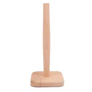 Stylish Beech Wood Toilet Paper Holder with Suction Stand - Fuzhou Green Life Technology Co., Ltd - China