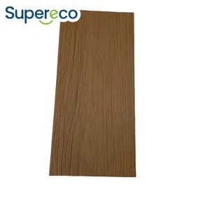 Coowin Solid Decking Dark Teak Wood Decking Composite Interlocking Co Extrusion Decking Board for Park - Linyi Supereco Building & Decoration Materials Co., Ltd. - China