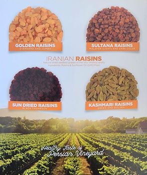 Fresh Iranian Raisins - Caspiora trade - Iran