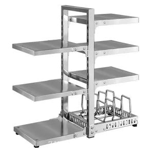 Kitchen 304 Stainless Steel Pot Rack Multi Layer Kitchen Supplies Appliances Storage - Jinhua Hengyang Cross-Border Trade Limited Liability Company - China