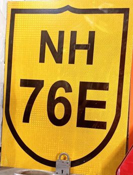 RCC Route Marker Sign Board Color yellow Material RCC Surface Finishing paint Country of Origin Made in India Usage/Application route markng - Shived Engineering - India