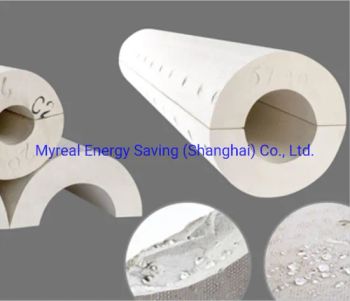 100% Free Asbestos 650c 1050c Inner Diameter 18-400mmthermal Insulation Calcium Silicate Pipe for Stainless Steel Ss Heat Pipes - Myreal Energy Saving (Shanghai) Co., Ltd. - China