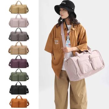 Multi-Pocket Travel Bags Women's/Men's Shoes Pocket Sports Fitness Yoga Crossbody Bags - Xiamen Meiju Garment Co., Ltd. - China