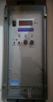 Single Phase AVR EE-301T EMCO Make Unit, 110/230v Ac Frequency 50Hz Accuracy +- 15% Phase Single Phase Input Voltage 110/230V - Sai Creations - India
