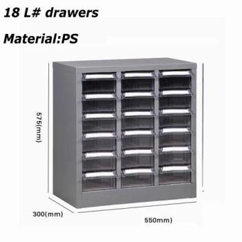 18 Drawers Plastic Box Cabinet for Components Tool Storage Drawer Cabinet - Luoyang Hua Zhi Jie Office Furniture Co., Ltd. - China