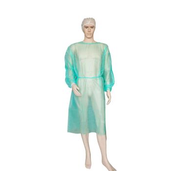 Cheap Medical Supply Hospital Protective Clothing Patient Gown Dental Surgical Gowns Polypropylene & Polyethylene Disposable Isolation Gowns - Hubei Kangning Protective Products Co., Ltd. - China