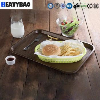 Heavybao Fast Food Plastic Serving Trays for Burger PCS/CTN 50 Usage Food Origin China Plastic Type PP Model NO. 446110 Trademark Heavybao - Heavybao Commercial Kitchenware Co., Ltd. - China