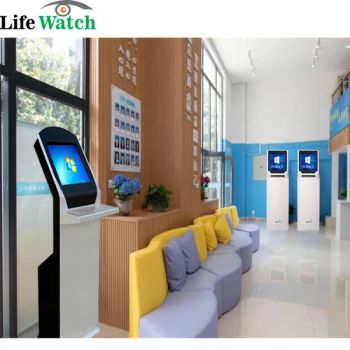 Bank Self-Service Payment LCD Interactive ATM Kiosk Totem Origin Shenzhen Model NO. LW22ST Dimension 22-Inch Trademark - Shenzhen Lifewatch Information Technology Co., Ltd. - China