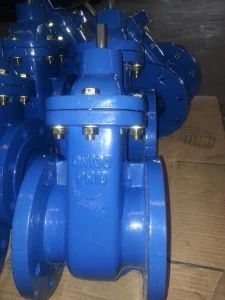 Acs Certificate Cast Iron DIN/BS/ANSI Non Rising Stem Hard Seal Metal Seated Gate Valve - Suntex Import & Export Trading Co., Ltd. - China