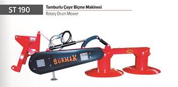 ST 190 ROTARY DRUM MOWER - SÜRMAK TARIM - Turkey